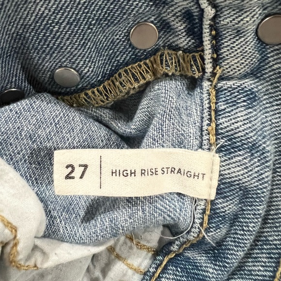 PACSUN High Rise Straight Jeans - Picture 2 of 8